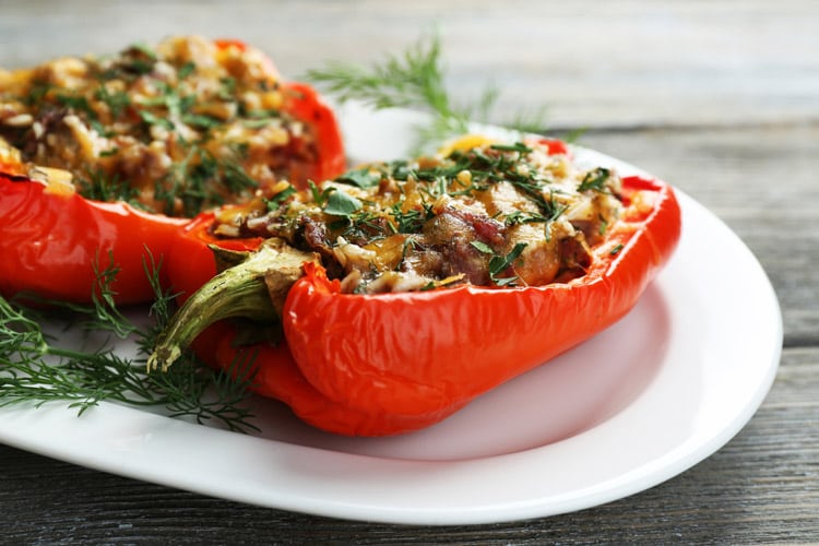 Stuffed bell peppers